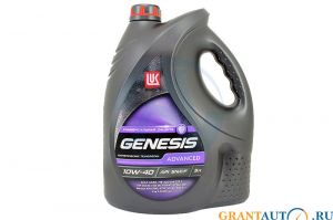 Лукойл GENESIS Advanced  10W40 API SN/СF Масло мотор. п/с 5л ― Питстоп