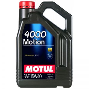 MOTUL 4000 Motion 15W40 Масло моторное для диз. и турбодиз. двигателей мин. 4л ― Питстоп