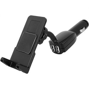 Держатель моб.телефона "Sticky Pad" в прикуриватель с 2 USB, 12V, AutoStandart 103315 ― Питстоп