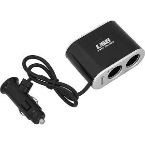 Разветвитель прикур. на 2 гнезда с USB,с тумблерами AutoStandart 104204 в Кирове