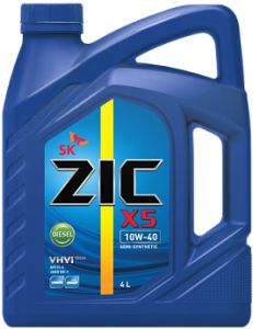 масло моторное R ZIC X5 DIESEL 10w40 4л ― Питстоп