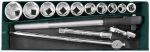 Набор торц.головок 3/4"DR 22-50мм, 15предм. S04H6115SA