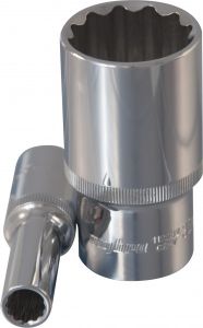 Головка торцевая 12гр глубокая 1/2" DR 19мм 112219 в Кирове
