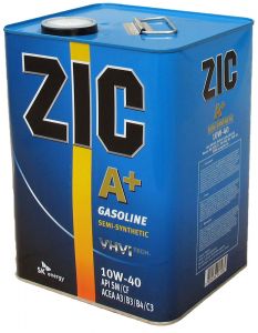 масло моторное ZIC  A Plus 10w40 6л SМ\CF п/с ― Питстоп